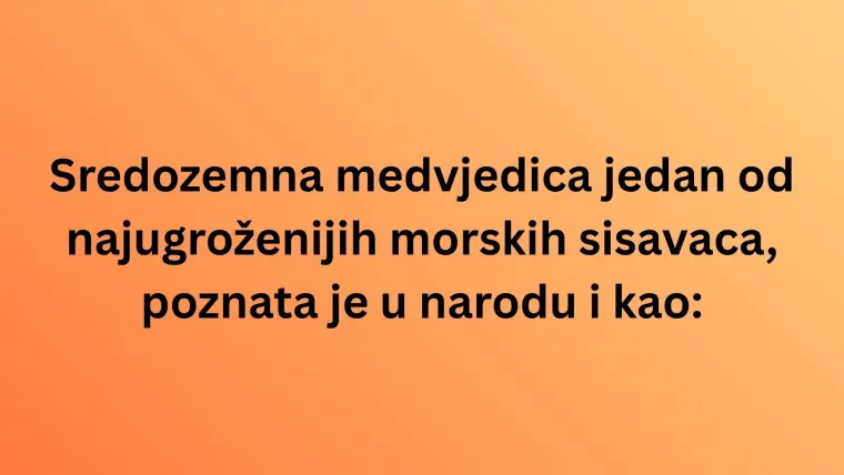 Zna&scaron; li barem ne&scaron;to o Jadranskom moru? Valjda se na ovom kvizu neće&scaron; utopiti u neznanju