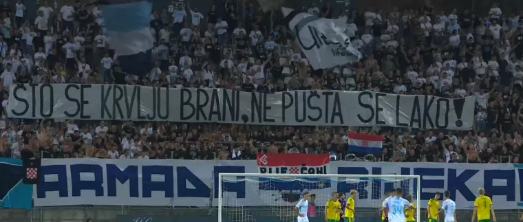 Rijeka je pobijedila, a Armada poslala domoljubnu poruku koja ledi krv u žilama
