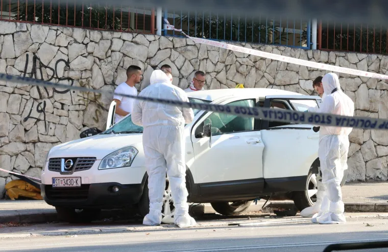 Detonacija u Splitu: Forenzičari na terenu, policija razvukla traku oko ulice