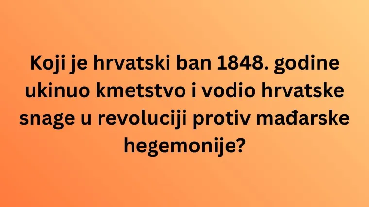 Nema veze &scaron;to je pro&scaron;lo, na točan odgovor ti do&scaron;lo: Iskaži se na kvizu o hrvatskoj povijesti
