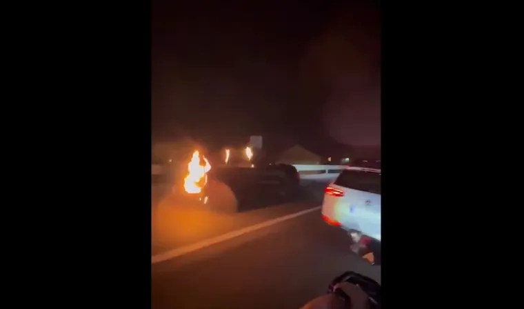 Ovo su prizori iz vatrene noći: Omi&scaron; u dimu i plamenu, vatra se nezaustavljivo &scaron;iri