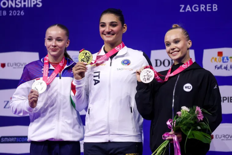 Od gotovo odbijene vize do pet medalja: Ruskinja Meljnikova obilježila zagrebački EP