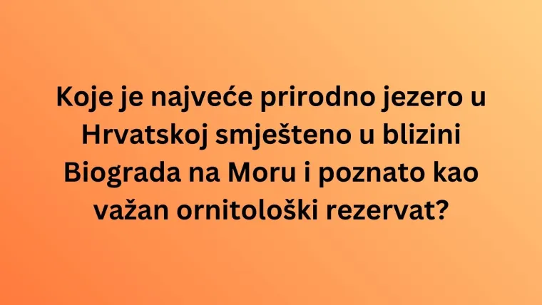 Smatra&scaron; se geografskim znalcem? Rije&scaron;i ovaj kviz o svjetskim jezerima bez gre&scaron;ke i dokaži se