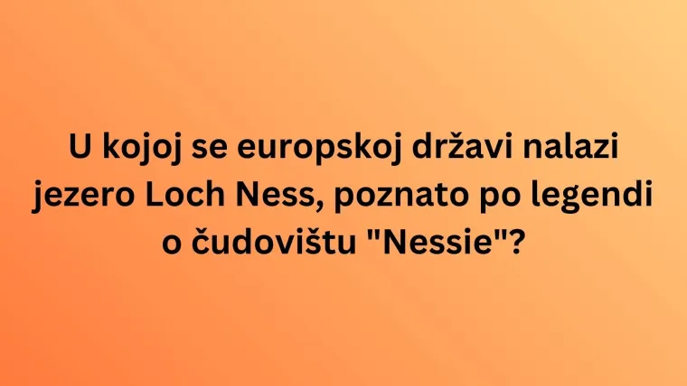 Smatra&scaron; se geografskim znalcem? Rije&scaron;i ovaj kviz o svjetskim jezerima bez gre&scaron;ke i dokaži se