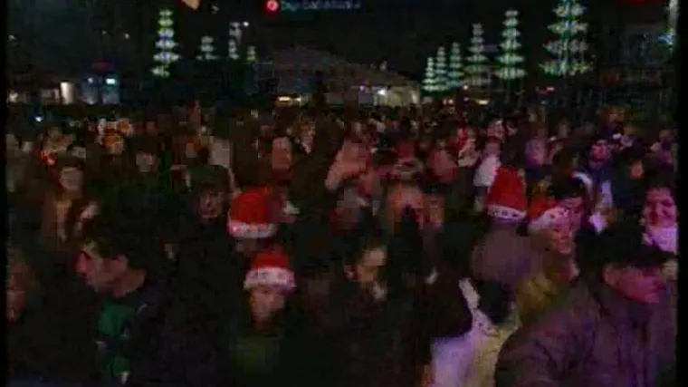 Veseli doček na gradskim trgovima