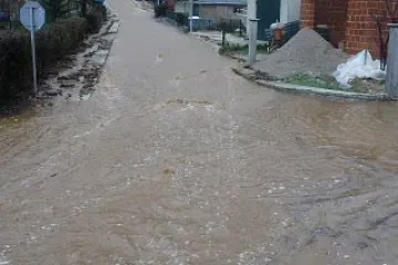 Nabujala Raša izlila se iz korita