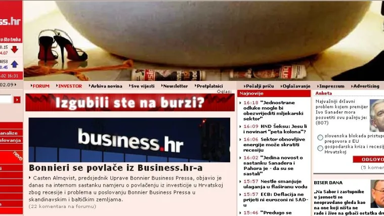 Zbog recesije se gasi Business.hr