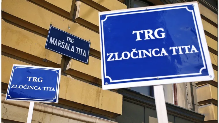 Trg mar&scaron;ala Tita preimenovali u "Trg zločinca Tita"