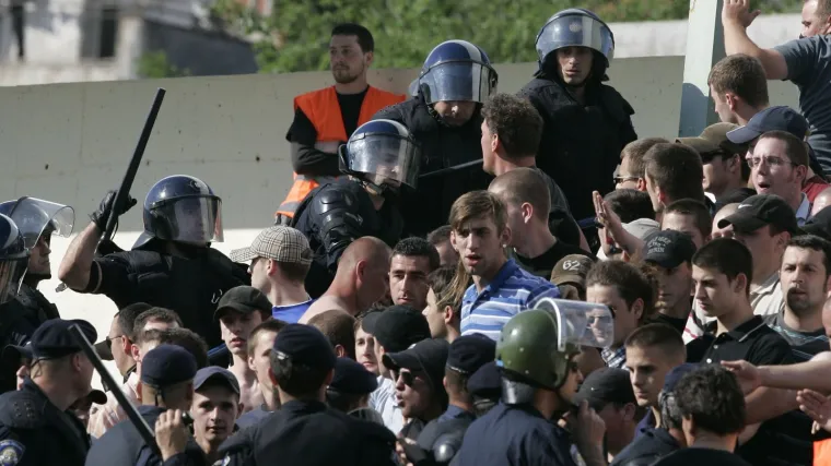 Na rubu incidenta u &Scaron;ibeniku