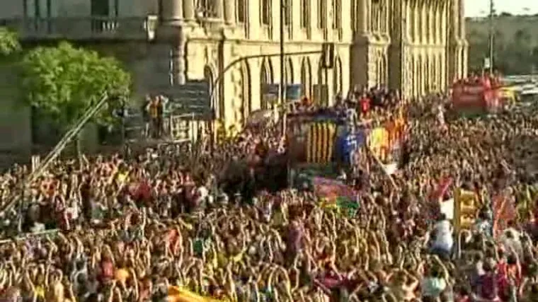 Euforija na ulicama Barcelone