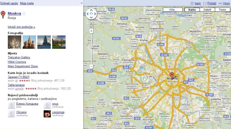Pljačkali po Moskvi uz pomoć Googlea