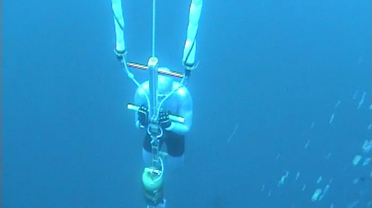 S utezima zaronio na 110 m