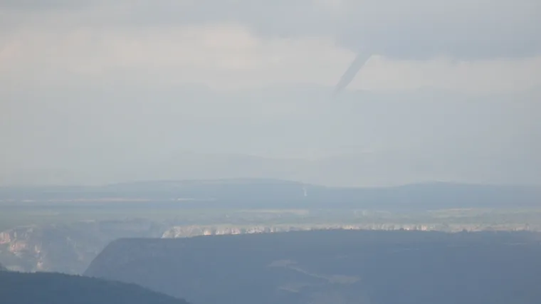 Pijavica nad kanjonom Krke