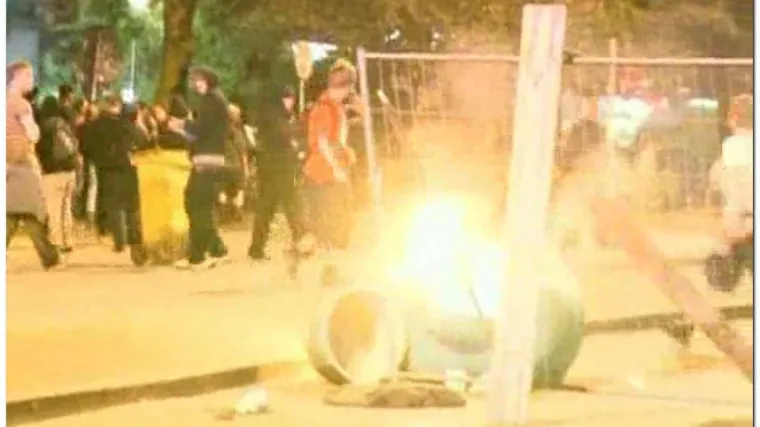 Obračun policije i ljevičara