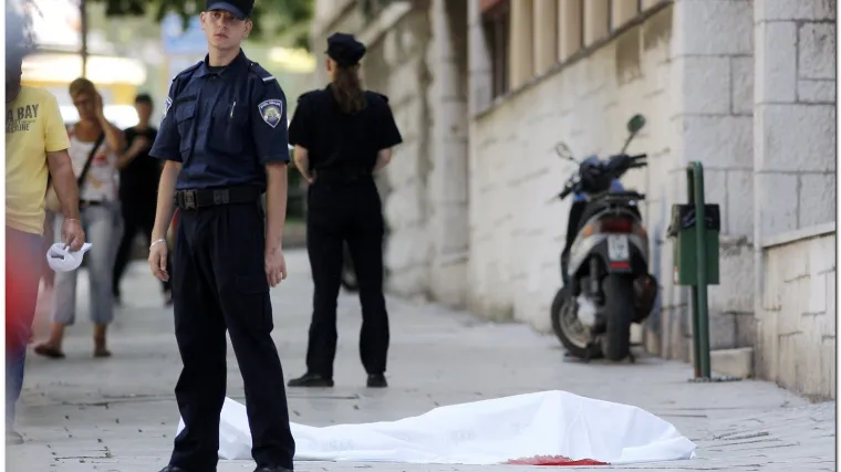 U Splitu na ulici mrtvo tijelo
