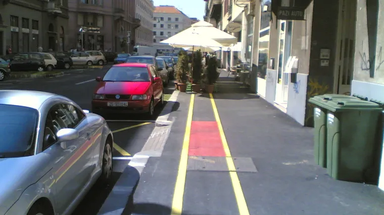 Birtija nasred "Bandićeve" biciklističke staze