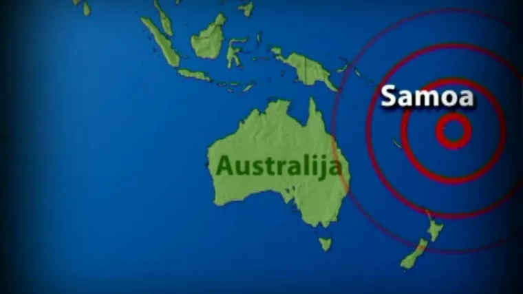 Tsunami pokosio Samou