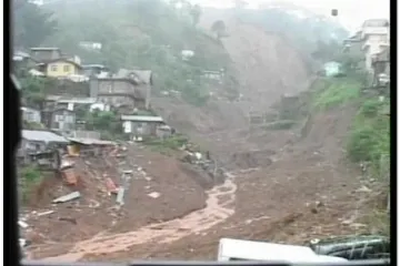 Brda zatrpala nekoliko sela