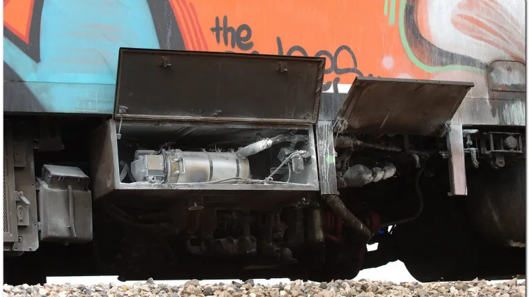 Kod Zadra se zapalio vlak