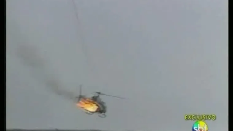 Banditi sru&scaron;ili policijski helikopter