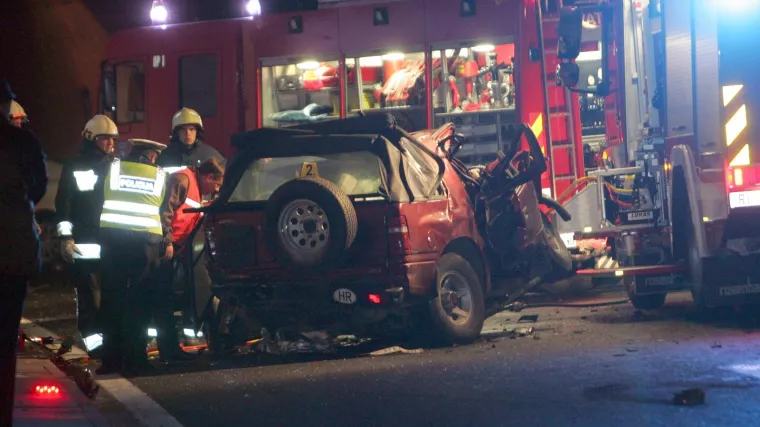 Kr&scaron; u tunelu na riječkoj obilaznici