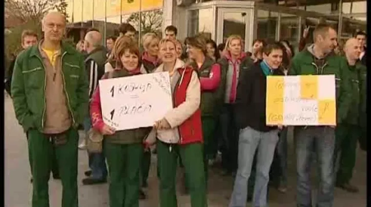 Pevecovi radnici u &scaron;trajku