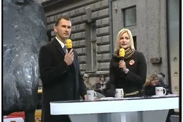 Dragan Primorac na Predsjedničkom trgu