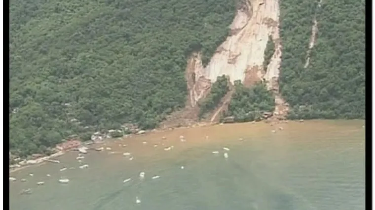 Odron zatrpao hotel u Brazilu