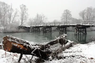 Divlja i ledena rijeka odnijela radnika