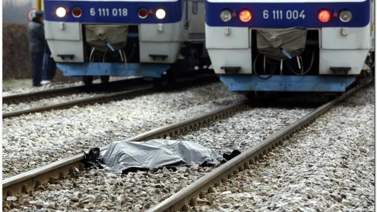 U naletu vlaka poginuo muškarac