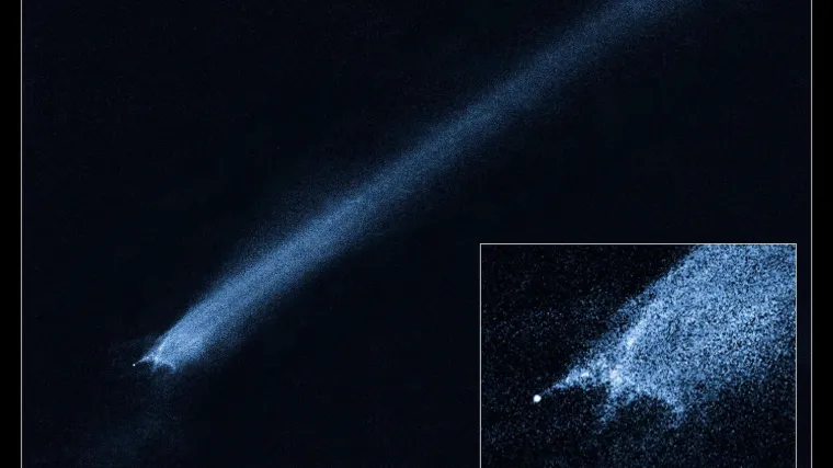 Spektakularni sudar asteroida