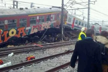 Sudar vlakova u Belgiji