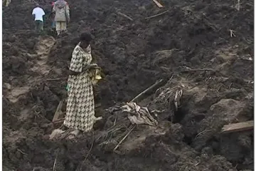 Uganda: Odron zatrpao selo