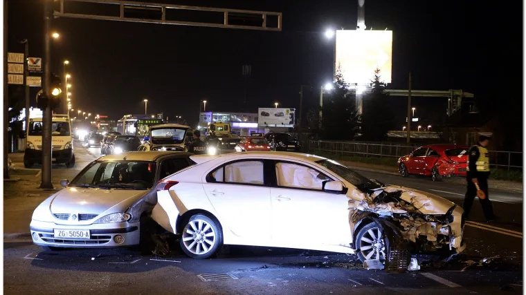 Lančani sudar u Dubravi