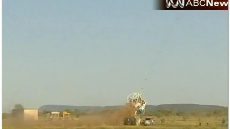 Debakl pri lansiranju svemirskog balona