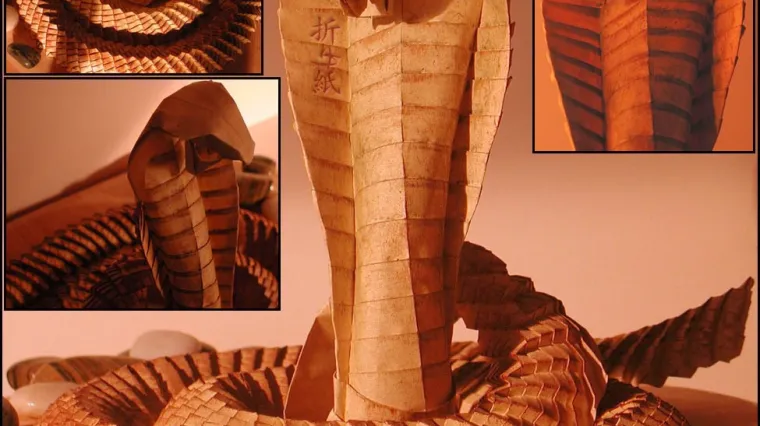 Origami kobra, origami Yoda i motocikl od satova