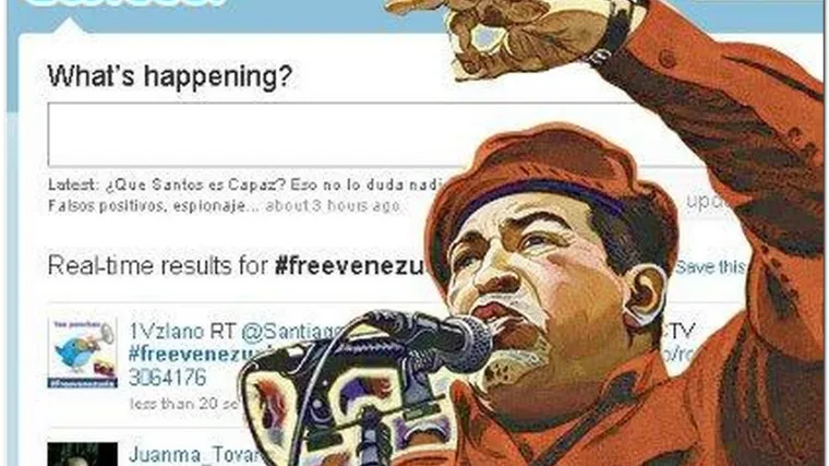 Za Chaveza na Twitteru radi 200 ljudi