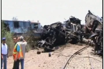 Frontalni sudar vlakova u Meksiku