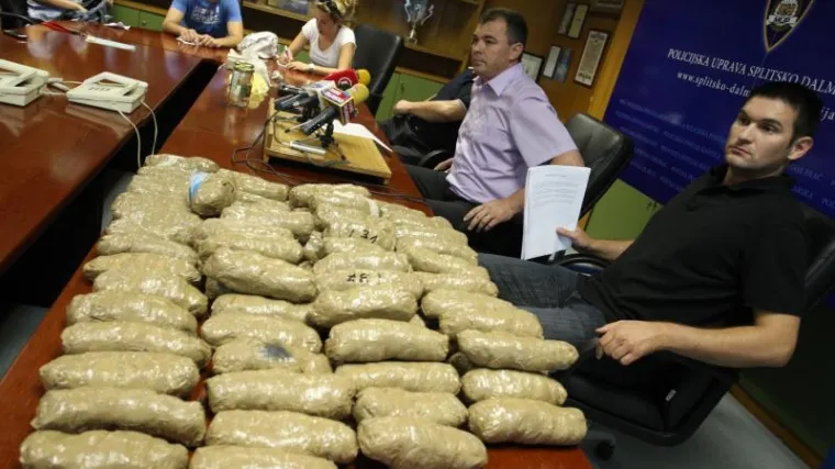 Velika zapljena droge u Splitu