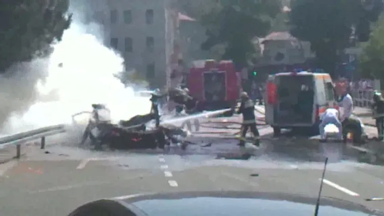 Eksplozija automobila u Rijeci