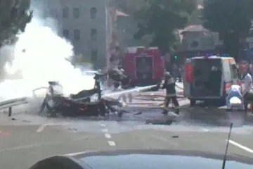 Eksplozija automobila u Rijeci