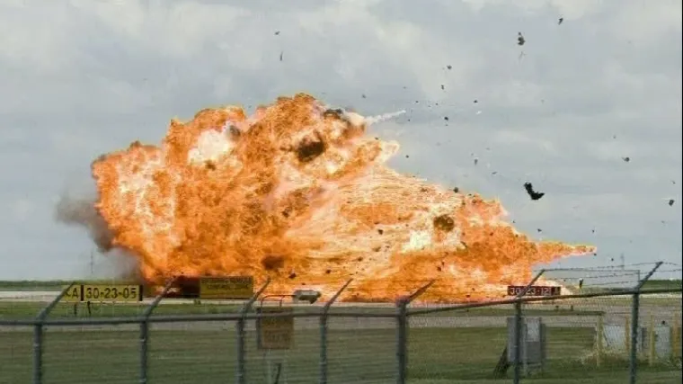 Pilot iskočio sekundu prije eksplozije