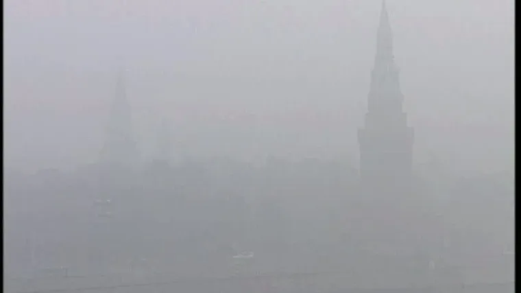 U Moskvi se od dima ne vidi ni Kremlj