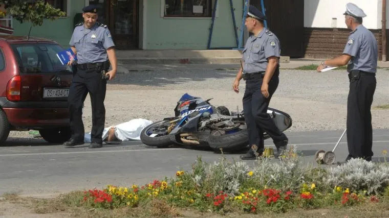 Mučan prizor s mjesta pogibije motociklista