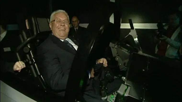 Barba Luka na simulatoru letenja