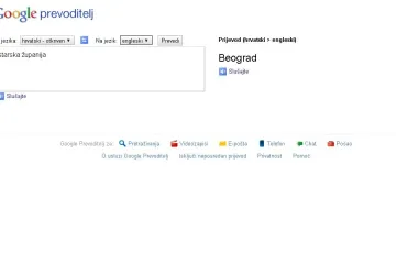 Google Istru smjestio u Beograd!