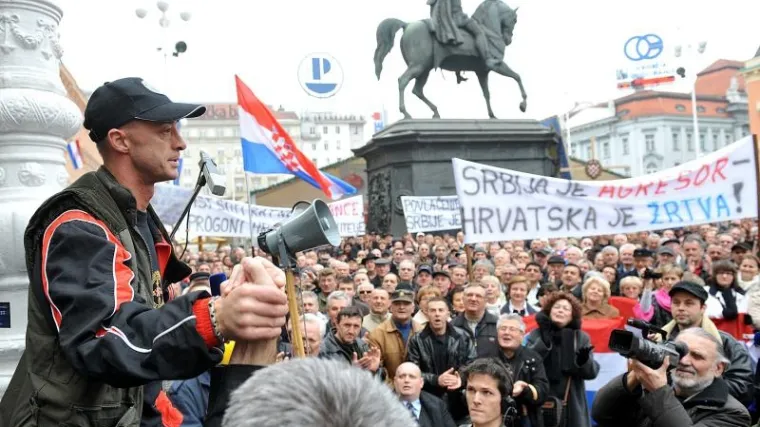 Bunt branitelja u Zagrebu