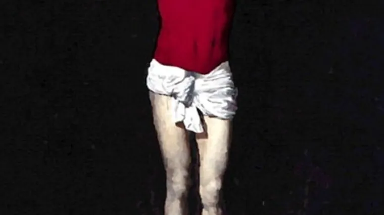 Beckham raspet na križu