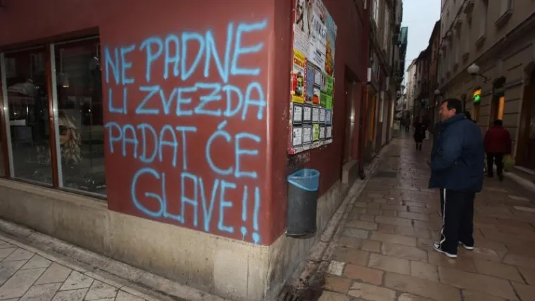 Prijeteći grafiti u Zadru