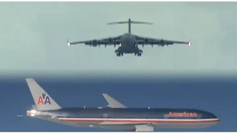 Zamalo se sudarili putnički i vojni avioni